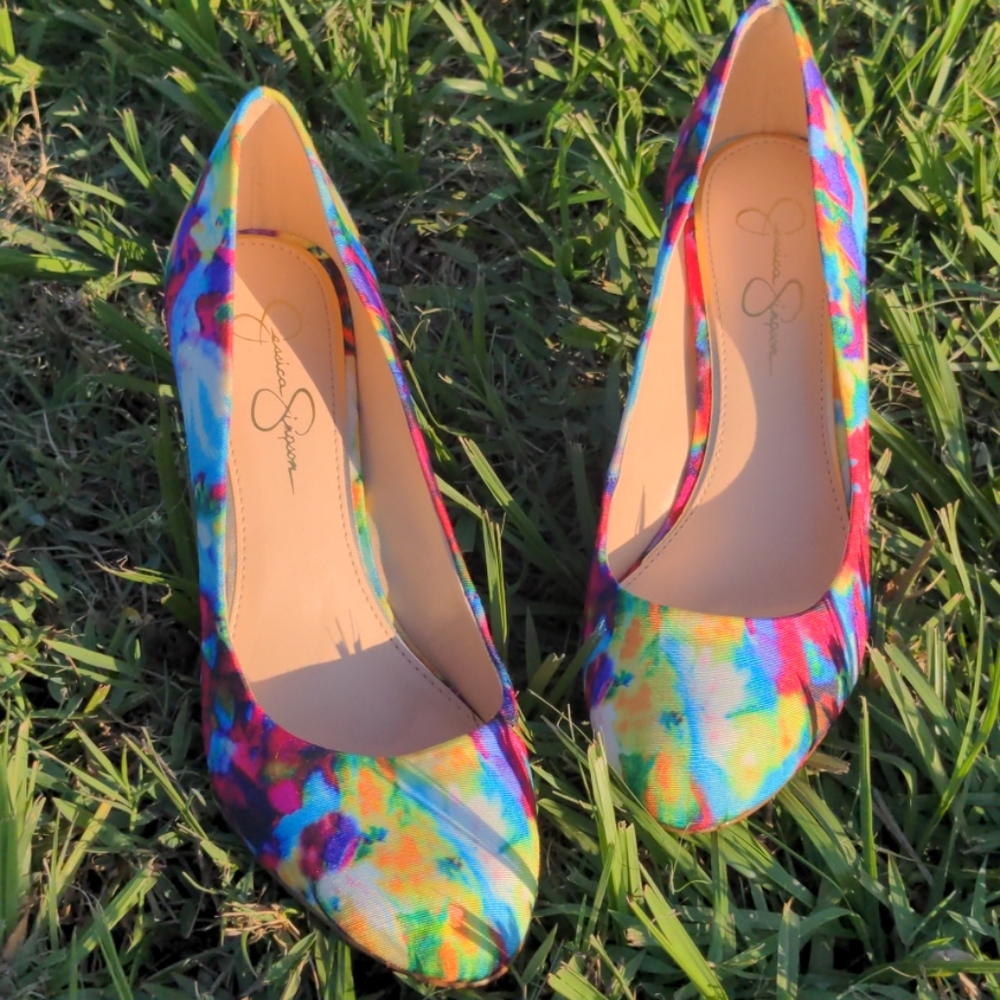 Tie Dyed pumps!